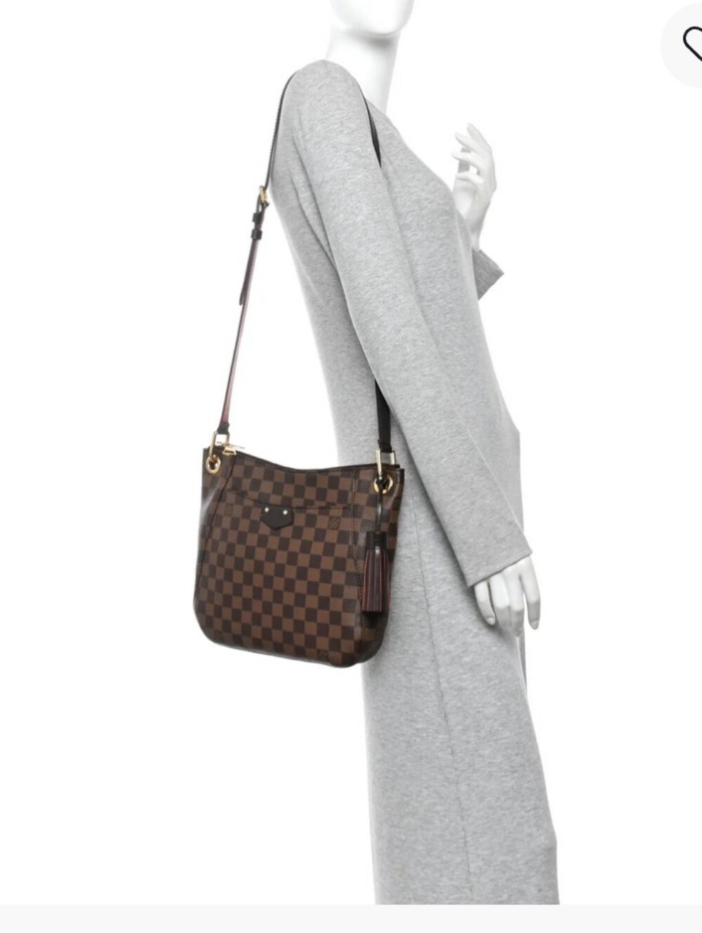 Louis Vuitton South Bank Besace Damier Ebene Crossbody - Picture 12 of 12